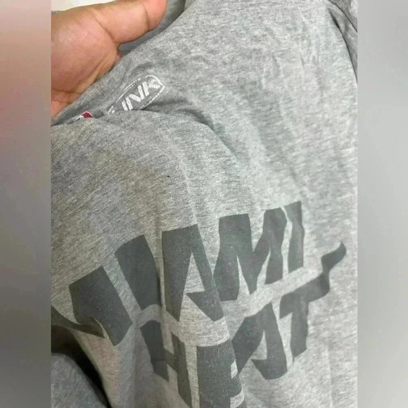 Vintage NBA Blue Label Miami Heat T-shirt Size XL - Picture 8 of 9
